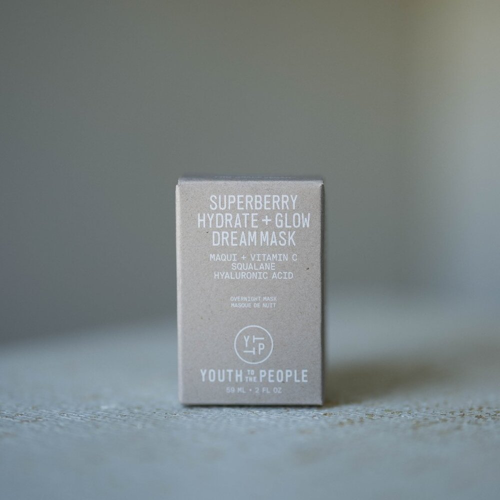 Youth To The People Superberry Hydrate + Glow Dream Night Cream + Mask with Vita